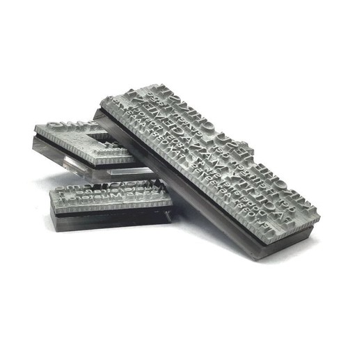 Textplatte stempelplatte - textplatte,